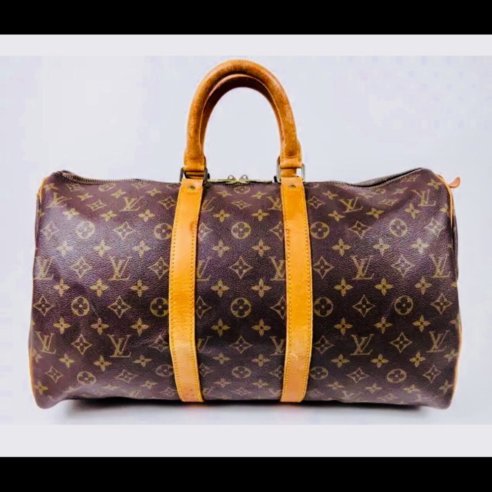Authentic Louis Vuitton Keepall 45 Boston Bag